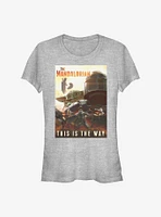 Star Wars The Mandalorian Child Way Poster Girls T-Shirt