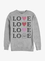 Star Wars The Mandalorian Child Love Crew Sweatshirt