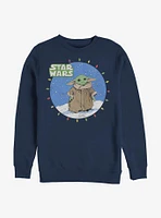 Star Wars The Mandalorian Child Snow Baby Lights Crew Sweatshirt