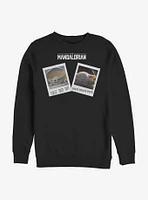 Star Wars The Mandalorian Child Travel Pics Sweatshirt