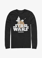 Star Wars The Mandalorian Child And Mando Duo Long-Sleeve T-Shirt