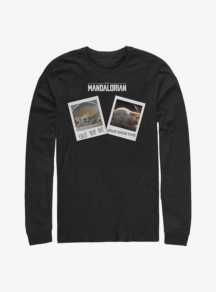 Star Wars The Mandalorian Child Travel Pics Long-Sleeve T-Shirt