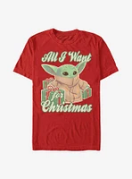 Star Wars The Mandalorian Child Christmas Baby T-Shirt