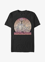 Star Wars The Mandalorian Child Inside Lines T-Shirt