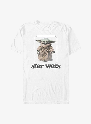 Star Wars The Mandalorian Child Retro No Stripes T-Shirt