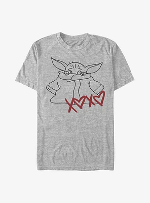 Star Wars The Mandalorian Child Xoxo T-Shirt