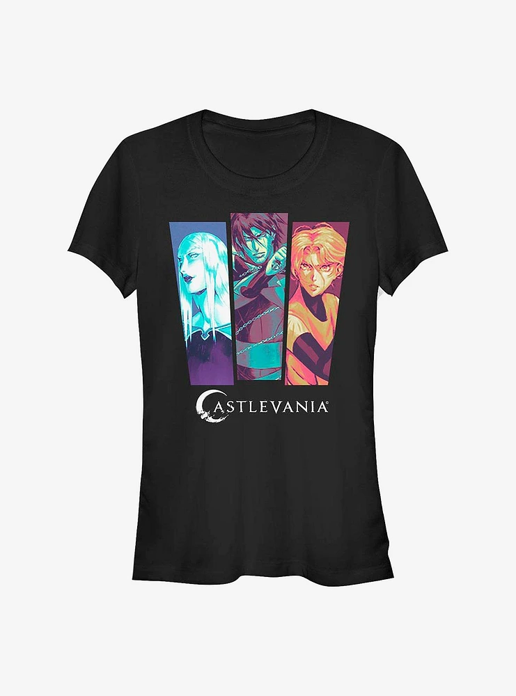 Castlevania Panel Pop Girls T-Shirt