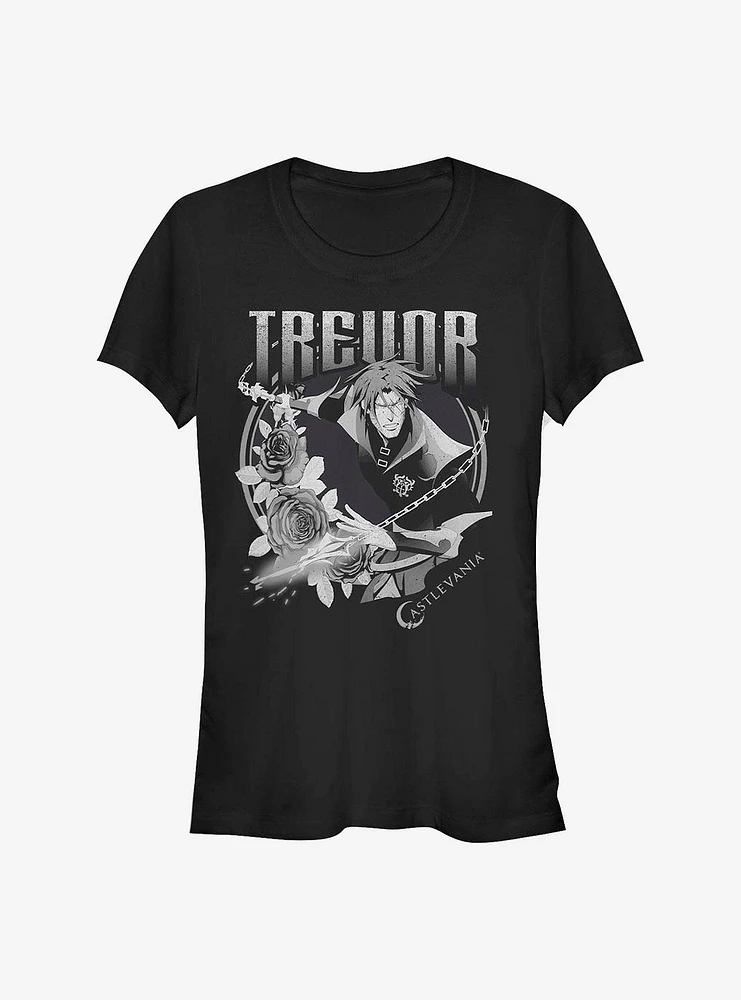 Castlevania Trevor Badge Girls T-Shirt