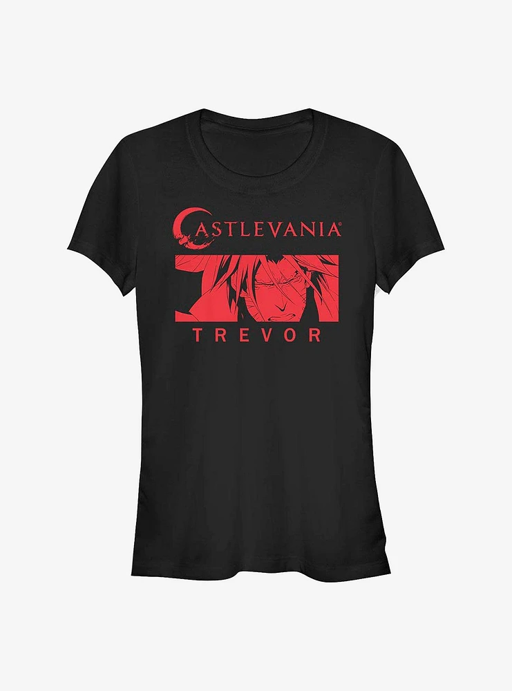 Castlevania Trevor Red Girls T-Shirt