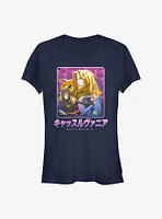 Castlevania Japanese Text Group Girls T-Shirt