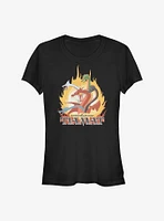 Dungeons & Dragons Dragon Flames Girls T-Shirt