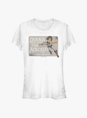 Dungeons & Dragons Diana The Acrobat Girls T-Shirt