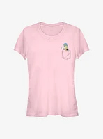 Disney Pinocchio Jiminy Faux Pocket Girls T-Shirt