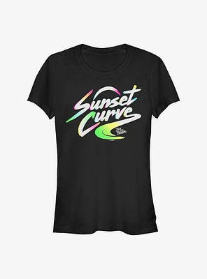 Julie And The Phantoms Sunset Curve Logo Girls T-Shirt