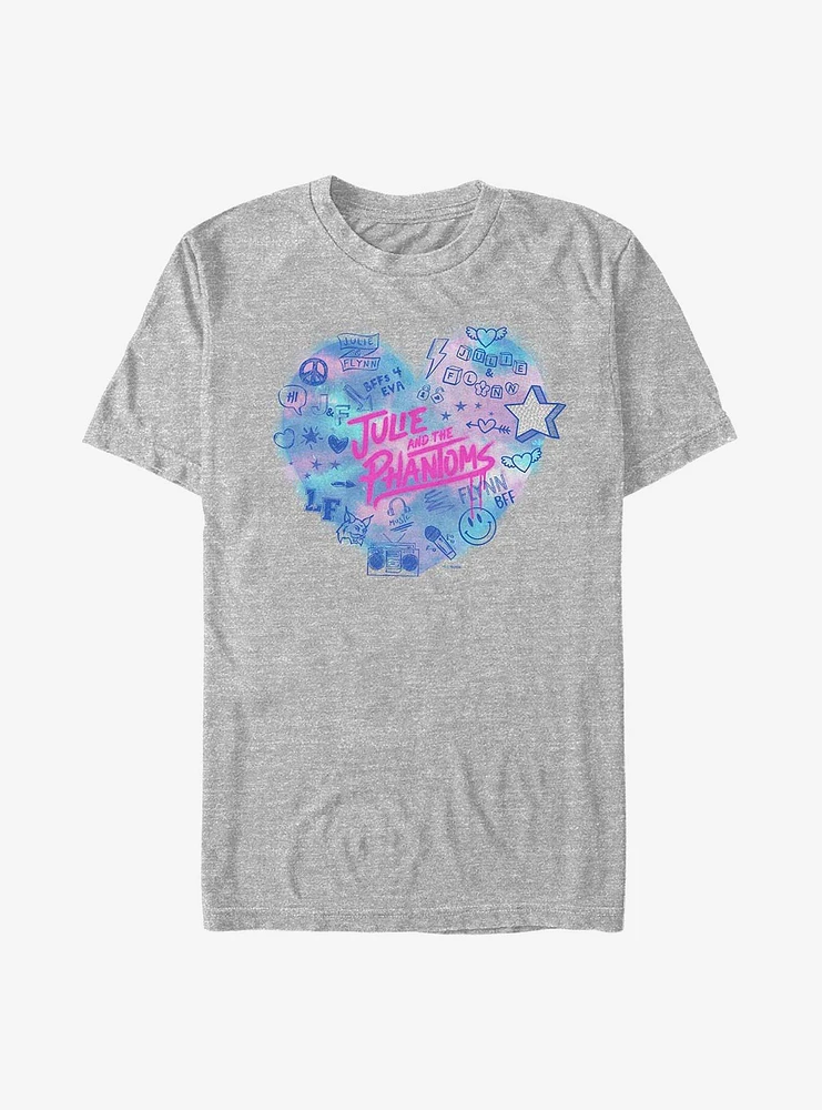 Julie And The Phantoms Heart Icons T-Shirt