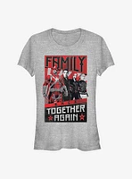 Marvel Black Widow Together Again Girls T-Shirt