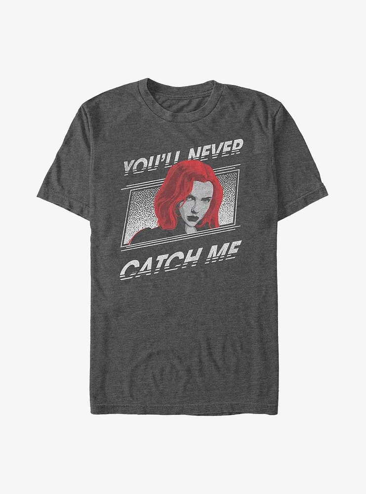 Marvel Black Widow Never Catch Me T-Shirt