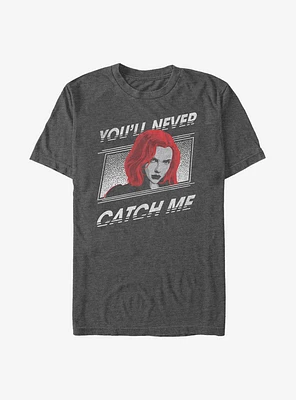 Marvel Black Widow Never Catch Me T-Shirt