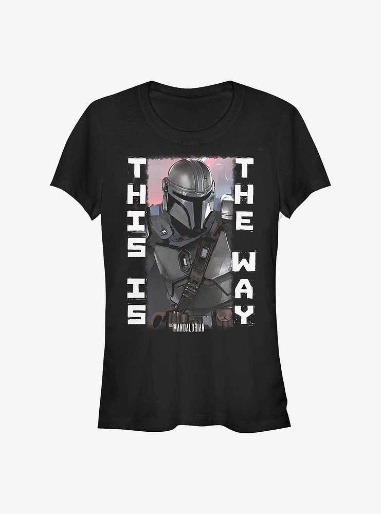 Star Wars The Mandalorian Blaster Battle Girls T-Shirt