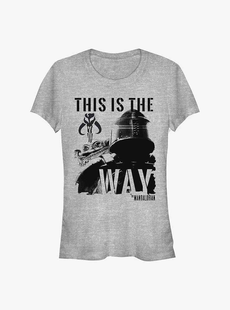 Star Wars The Mandalorian Child Inked Mando Girls T-Shirt