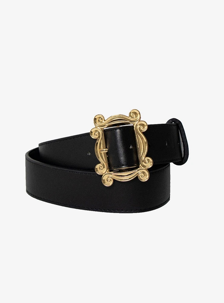 Friends Frame Buckle Vegan Leather Belt