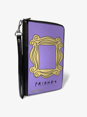 Friends Monicas Peephole Frame Zip Around Wallet