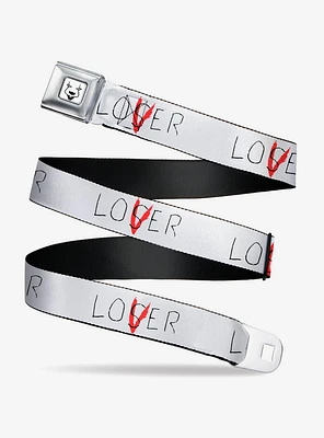 It Chapter Two Loser Lover Quote Seatbelt Belt