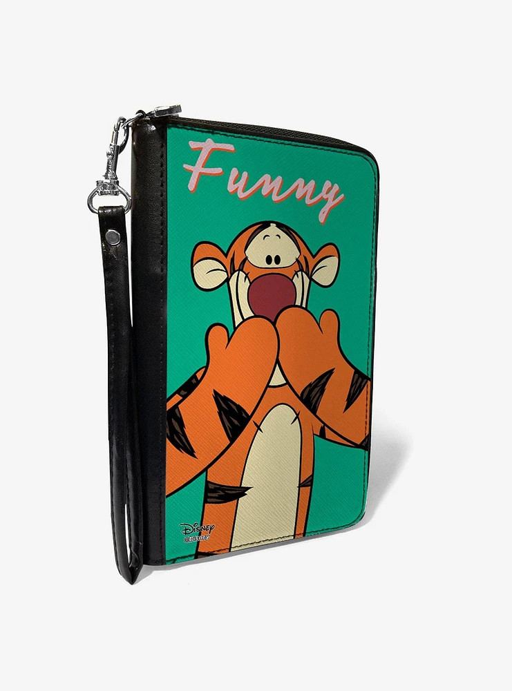 Winne the Pooh Tigger Funny Zip Around Wallet