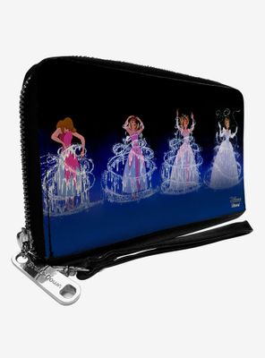 Disney Cinderella Transformation Pose Zip Around Wallet