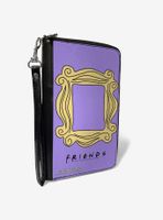 Friends Peephole Frame Zip Around Wallet