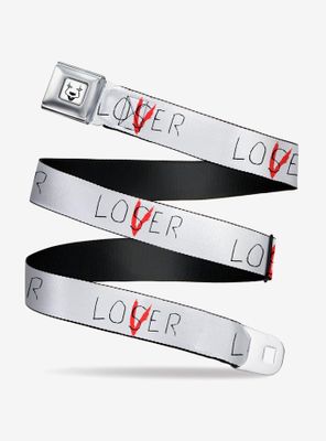 It Chapter Two Loser Lover Quote Youth Seatbelt Belt