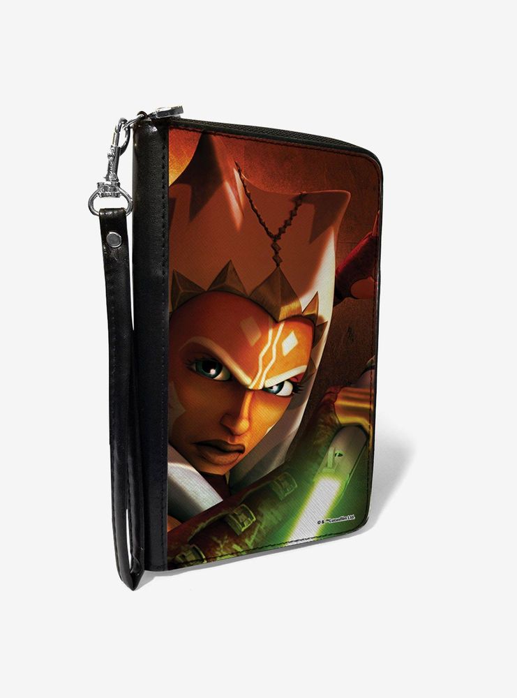 Star Wars the Clone Wars Ahsoka Zip Around Wallet