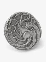 Game Of Thrones Targaryen Dragon Antiqued Lapel Pin