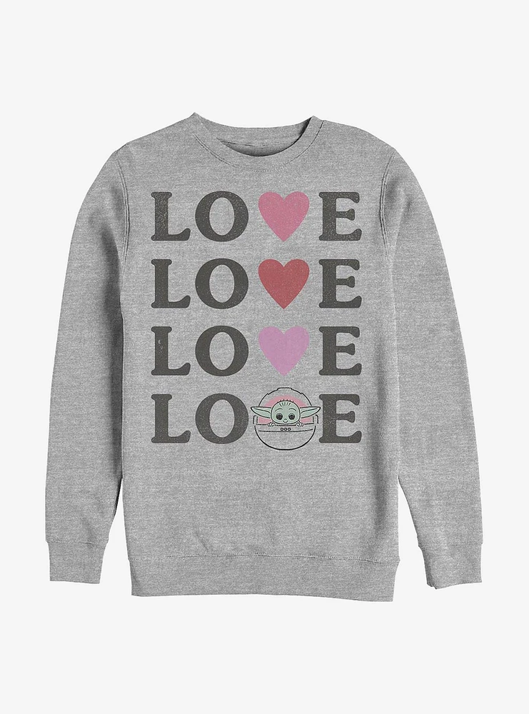 Star Wars The Mandalorian Child Loved Sweatshirt