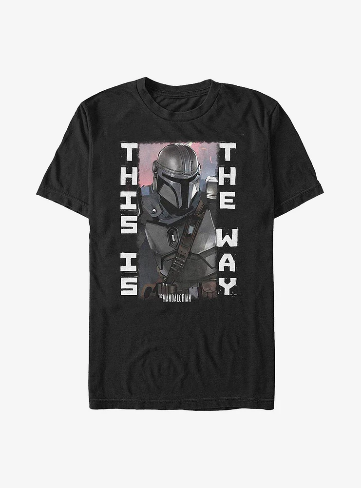 Star Wars The Mandalorian Child Blaster Battle T-Shirt
