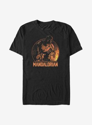Star Wars The Mandalorian Child Camping Mando T-Shirt