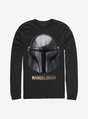Star Wars The Mandalorian Helmet Long-Sleeve T-Shirt