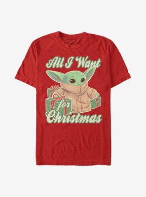 Star Wars The Mandalorian Child Christmas Baby T-Shirt