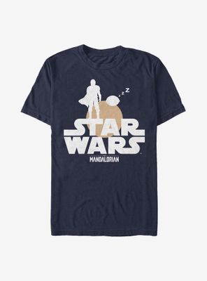 Star Wars The Mandalorian Child Sunset Duo T-Shirt