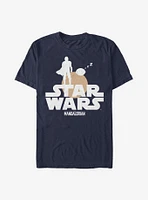 Star Wars The Mandalorian Child Sunset Duo T-Shirt