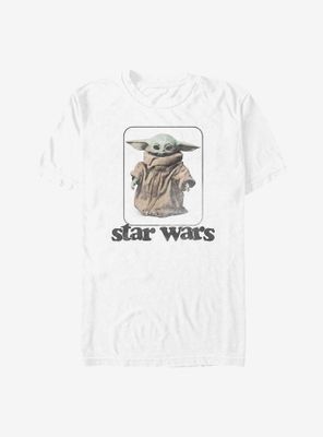 Star Wars The Mandalorian Child Retro No Stripes T-Shirt