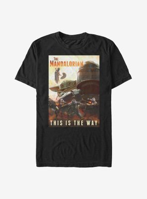 Star Wars The Mandalorian Child Way Poster T-Shirt
