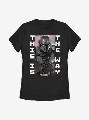 Star Wars The Mandalorian Child Blaster Battle Womens T-Shirt