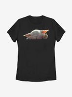 Star Wars The Mandalorian Child Gaze Womens T-Shirt