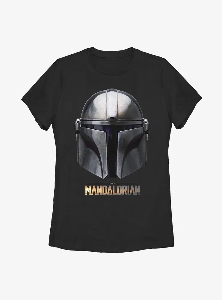 Star Wars The Mandalorian Helmet Womens T-Shirt