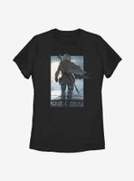 Star Wars The Mandalorian Child Poster Mando Womens T-Shirt