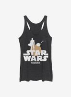 Star Wars The Mandalorian Child Sunset Duo Womens Tank Top