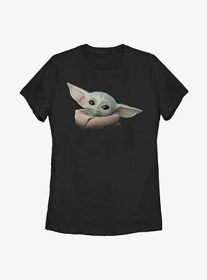 Star Wars The Mandalorian Child Face Womens T-Shirt