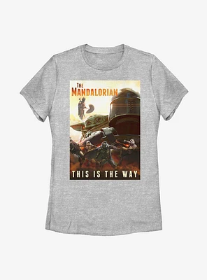 Star Wars The Mandalorian Child Way Poster Womens T-Shirt