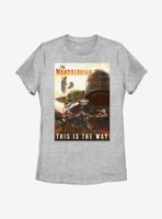 Star Wars The Mandalorian Child Way Poster Womens T-Shirt